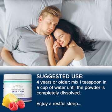 Magnesium Sleep Aid Powder with Melatonin and L-Theanine