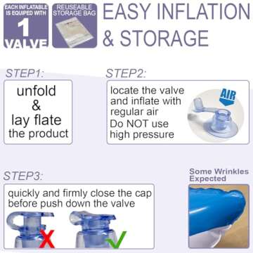 Jet Creations Inflatable Aquatic Animal Starfish, Pack of 4, 20 inches Height Toys for Kids 3 Year and up, Decoration with Hanger (1) per Starfish, 1 Pack