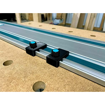 ToolCurve Track Saw Guide Rail Limit Stops for Accurate Cuts