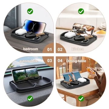 ThinSGO Anti-Slip Dashboard Holder for Essentials