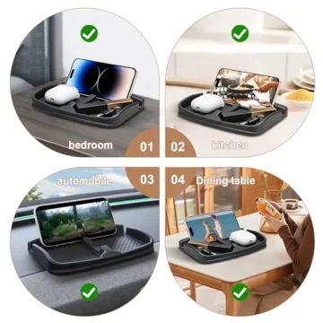 ThinSGO Anti-Slip Dashboard Holder for Essentials