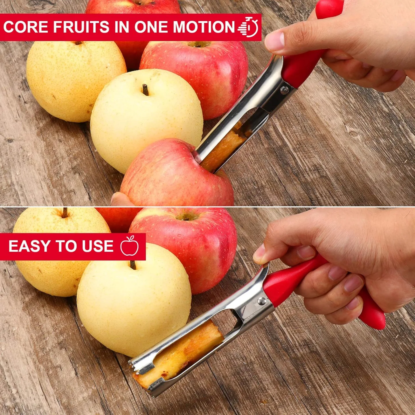 Premium Apple Corer Tool for Effortless Fruit Preparation