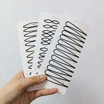 36 Pieces 2.7Inch Black Bobby Pins for Women, Black Metal Hair Clips for Girls Hair Pins