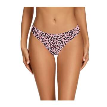 voenxe Seamless Thongs - No Show Thong Underwear for Women