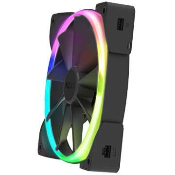NZXT AER RGB 2 - 140mm PWM Fan for Stunning Custom Builds