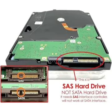 MAXDIGITALDATA 2TB 7200RPM SAS HDD - Renewed