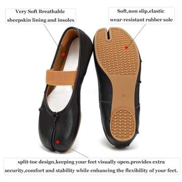 Comfortable Women Tabi Shoes with Stylish Split Toe Design