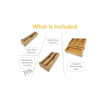 Incredinest Bamboo Drawer Organizer for Perfect Kitchen Storage