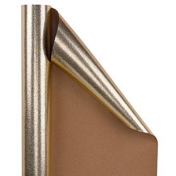 Sparkle Gold Wrapping Paper Roll - 30 inch x 16.5 feet