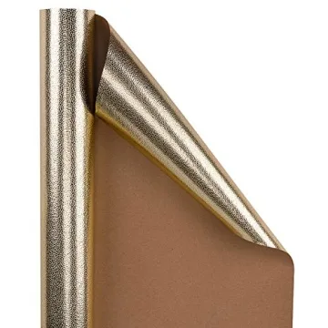 Sparkle Gold Wrapping Paper Roll - 30 inch x 16.5 feet