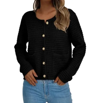 PRETTYGARDEN Women's Cozy Knit Cardigan Sweater for All Occasions