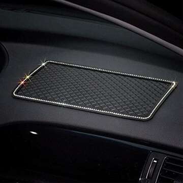 Stylish Anti-Slip Car Dash Grip Pad for Secure Storage