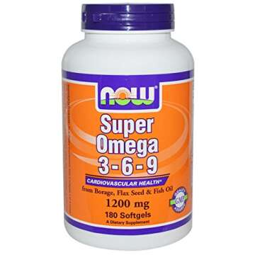 Super Omega 3-6-9 1200mg 180 Softgels (Pack of 2)