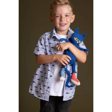 Pete the Cat 14.5-Inch Plush Doll Blue Kids Toy