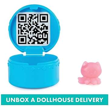 Gabby’s Dollhouse, Purr-ific Pool Playset with Gabby and MerCat Figures, Color-Changing Mermaid Tails and Pool Accessories Kids Toys for Ages 3 and Up