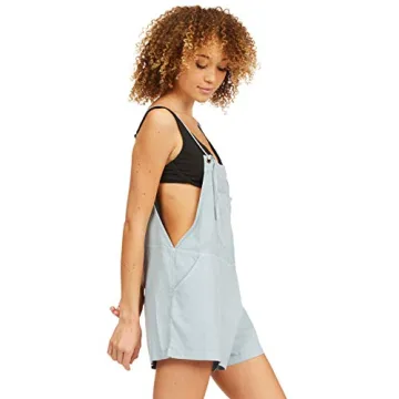 Billabong Women's Out N About Short Overall Rompers