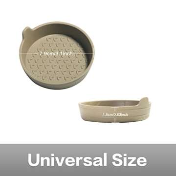 Banseko Silicone Car Coasters - Durable & Stylish