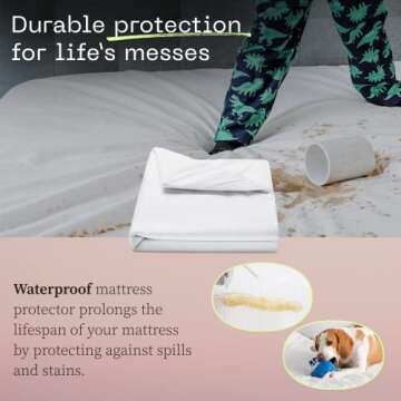 Coop Home Goods Queen Waterproof Mattress Protector