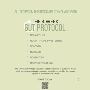 4 Week Gut Protocol Cookbook with 100 Gut-Healthy Recipes