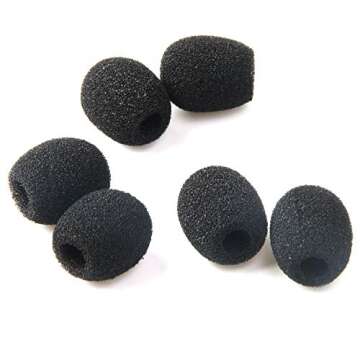 AUGSUN 18Pcs Lavalier Microphone Clip Kit for Quality Sound