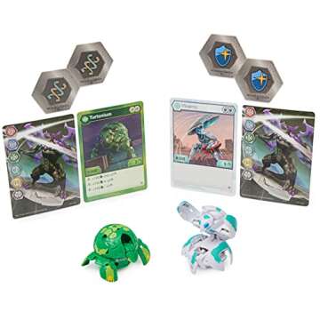 Bakugan Baku-Tin, Premium Collector’s Storage Tin with 2 Mystery (Style May Vary), Kids Toys for Boys Aged 6 and Up