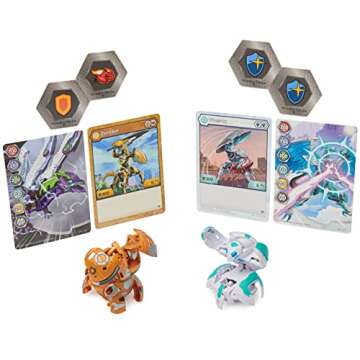 Bakugan Baku-Tin, Premium Collector’s Storage Tin with 2 Mystery (Style May Vary), Kids Toys for Boys Aged 6 and Up