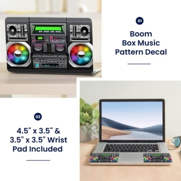 Colorful LSS Laptop Skin Cover with Musical Design - Fits 13" to 16.5" Laptops