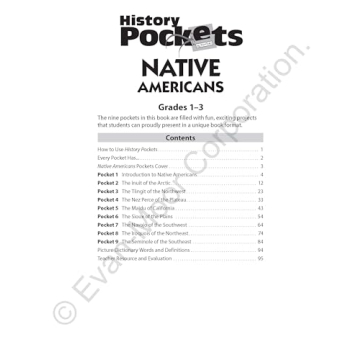 History Pockets: Native Americans, Grades 1-3