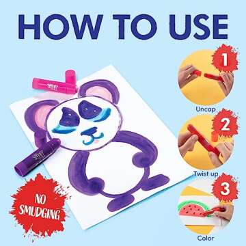 Idiy Tempera Paint Sticks (12 pack Pastel Colors)-For All Classroom Back to School Supplies Arts & Crafts Projects, Draw & Paint on Wood, Paper, Ceramic, Canvas! Quick Dry, Non-Toxic, Mess Free