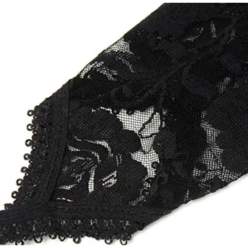 Elegant BABEYOND Floral Lace Gloves for Every Occasion