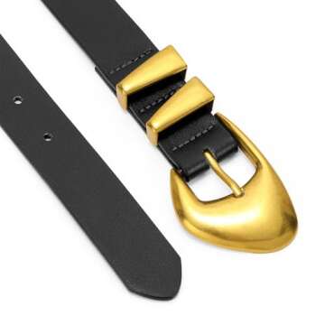 XZQTIVE Stylish Women's Leather Belts for Fashionable Outfits