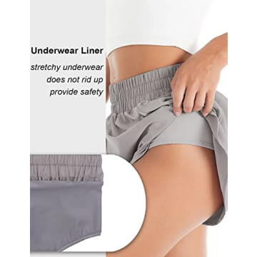 Blooming Jelly Women's Quick-Dry Running Shorts with Pockets