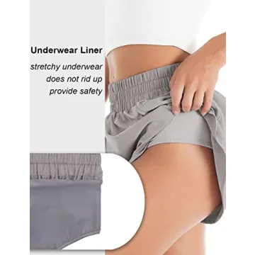 Blooming Jelly Women's Quick-Dry Running Shorts with Pockets