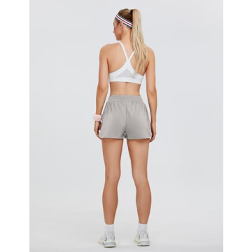 Blooming Jelly Women's Quick-Dry Running Shorts with Pockets