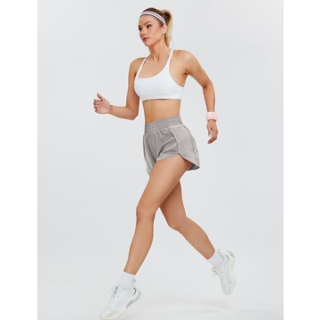 Blooming Jelly Women's Quick-Dry Running Shorts with Pockets