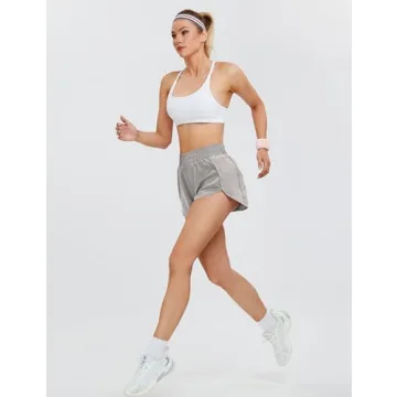 Blooming Jelly Women's Quick-Dry Running Shorts with Pockets