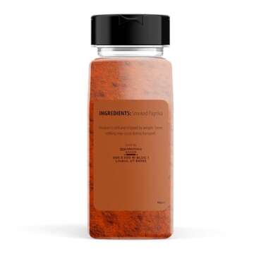 Unpretentious Smoked Paprika 2 Cups, Ground Spice Made from Dried Red Chile Peppers, Strong & Smoked...