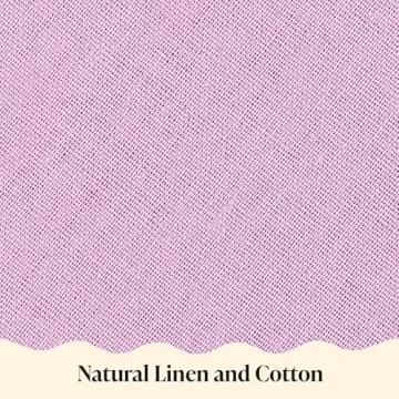 Orelle Scalloped Pillow Cover Set of 2 in Lilac