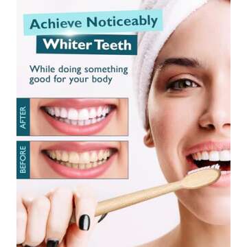 Wellnesse Activated Charcoal Whitening Toothpaste with Xylitol - Natural Teeth Whitening & Breath Freshness + Fluoride-Free, Vegan, No Glycerin - Whitens, Strengthens, & Purifies