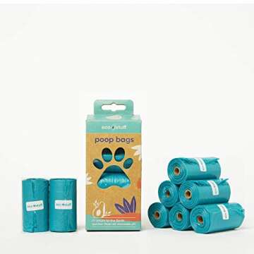 Ecostuff Dog Poop Bags - Eco-Friendly Flushable Waste Bags