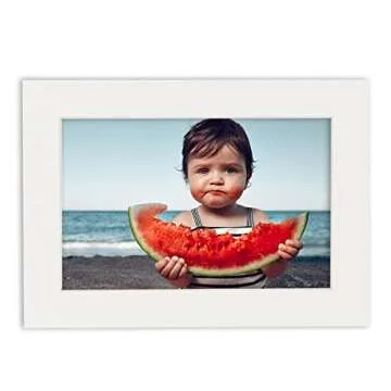 14x18 Mat Bevel Cut for 12x16 Photos - Acid Free Textured White Precut Matboard - for Pictures, Photos, Framing - 4-ply Thickness