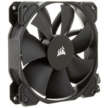 Corsair SP120 Elite, 120mm PWM Hydraulic Bearing Case Fan with CORSAIR AirGuide Technology - Low-Noi...