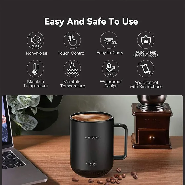 Smart Temperature Control Mug - VSITOO S3