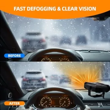 JILOUR 12V Car Heater Fast Heating Defrosting Fan