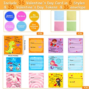 36 Kindness Valentine's Day Cards for Kids - Perfect Party Favors
