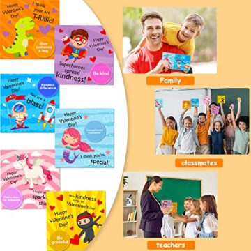 36 Kindness Valentine's Day Cards for Kids - Perfect Party Favors