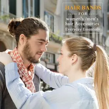 Tyfthui 200 Pcs Elastic Hair Ties for Thick Hair