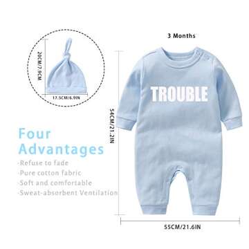 YSCULBUTOL Baby Twins Clothes Best Friends Forever Bodysuit Set for Matching Outfits