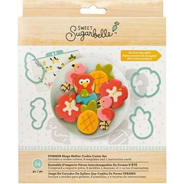 American Crafts AMC Sugarbelle Summer Cookie Cutter Shifter Set