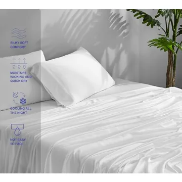 ACCURATEX Cooling Sheets for Queen Size Bed - Soft & Breathable